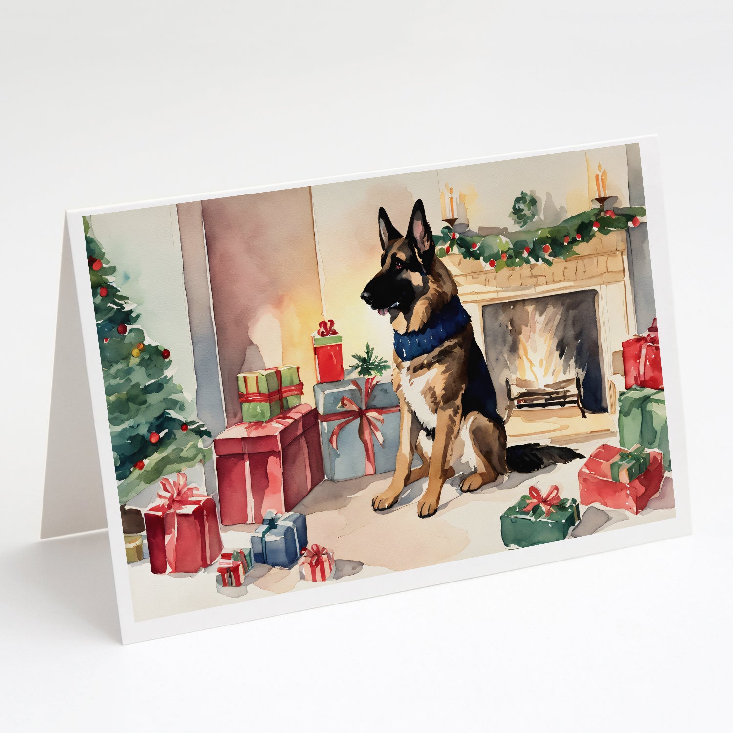 Buy this German Shepherd Christmas Greeting Cards Pack of 8