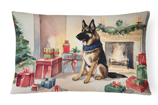 Buy this German Shepherd Christmas Throw Pillow