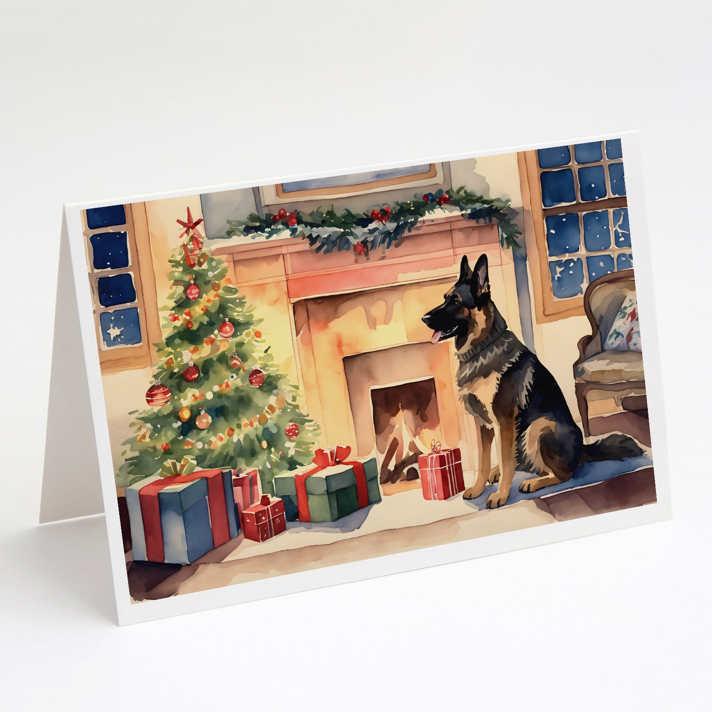 Buy this German Shepherd Christmas Greeting Cards Pack of 8