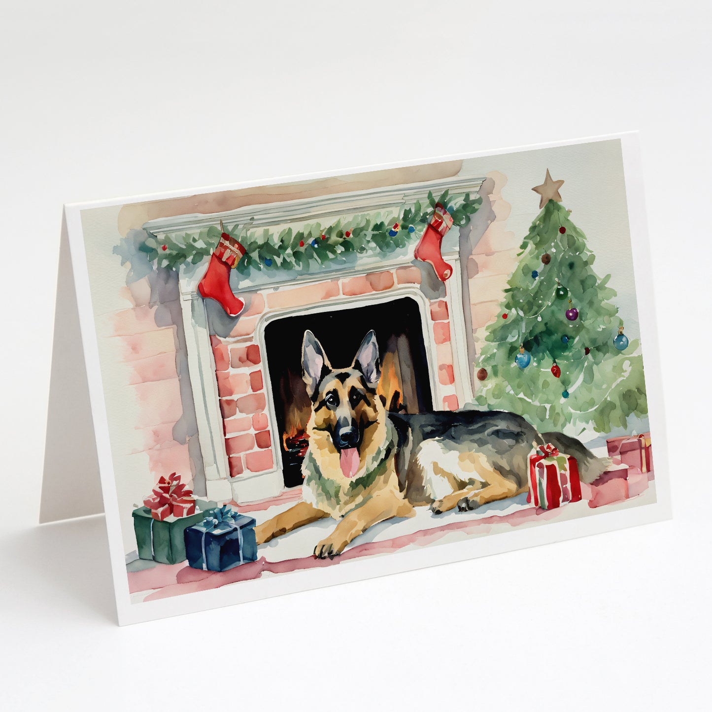 Buy this German Shepherd Christmas Greeting Cards Pack of 8