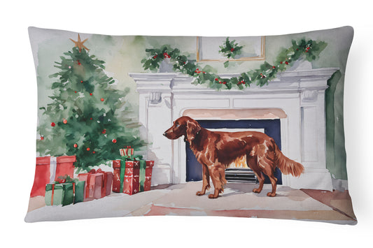 Buy this Irish Setter Christmas Throw Pillow