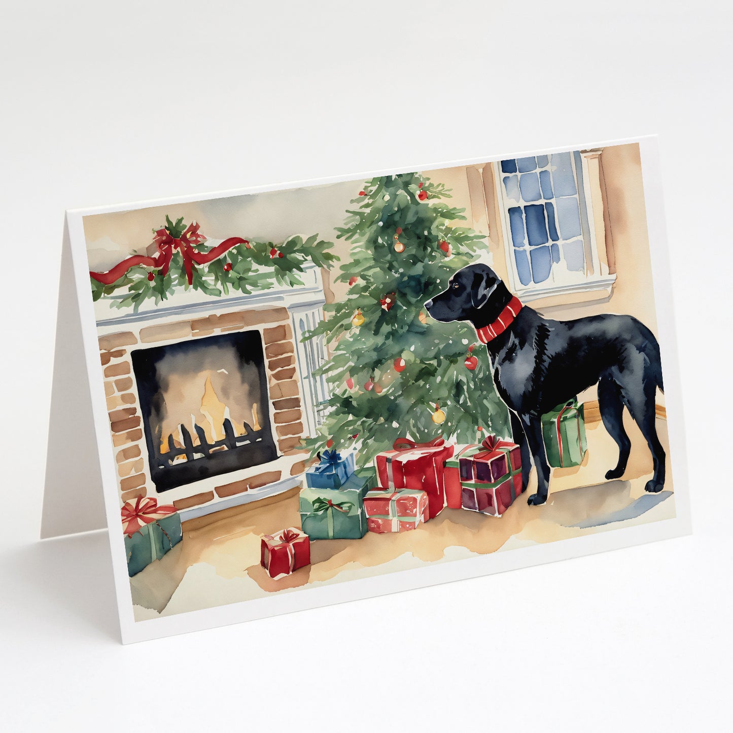 Buy this Black Labrador Christmas Greeting Cards Pack of 8