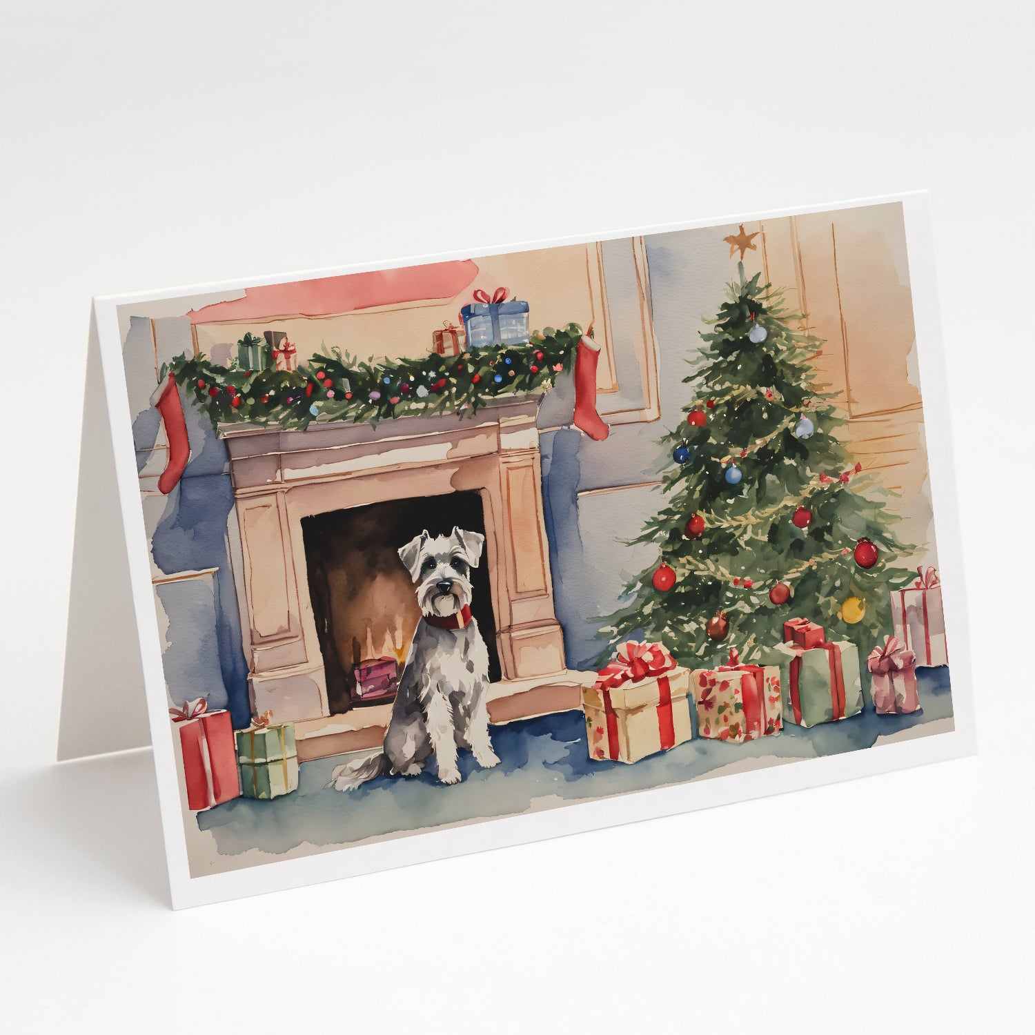 Buy this Schnauzer Christmas Greeting Cards Pack of 8