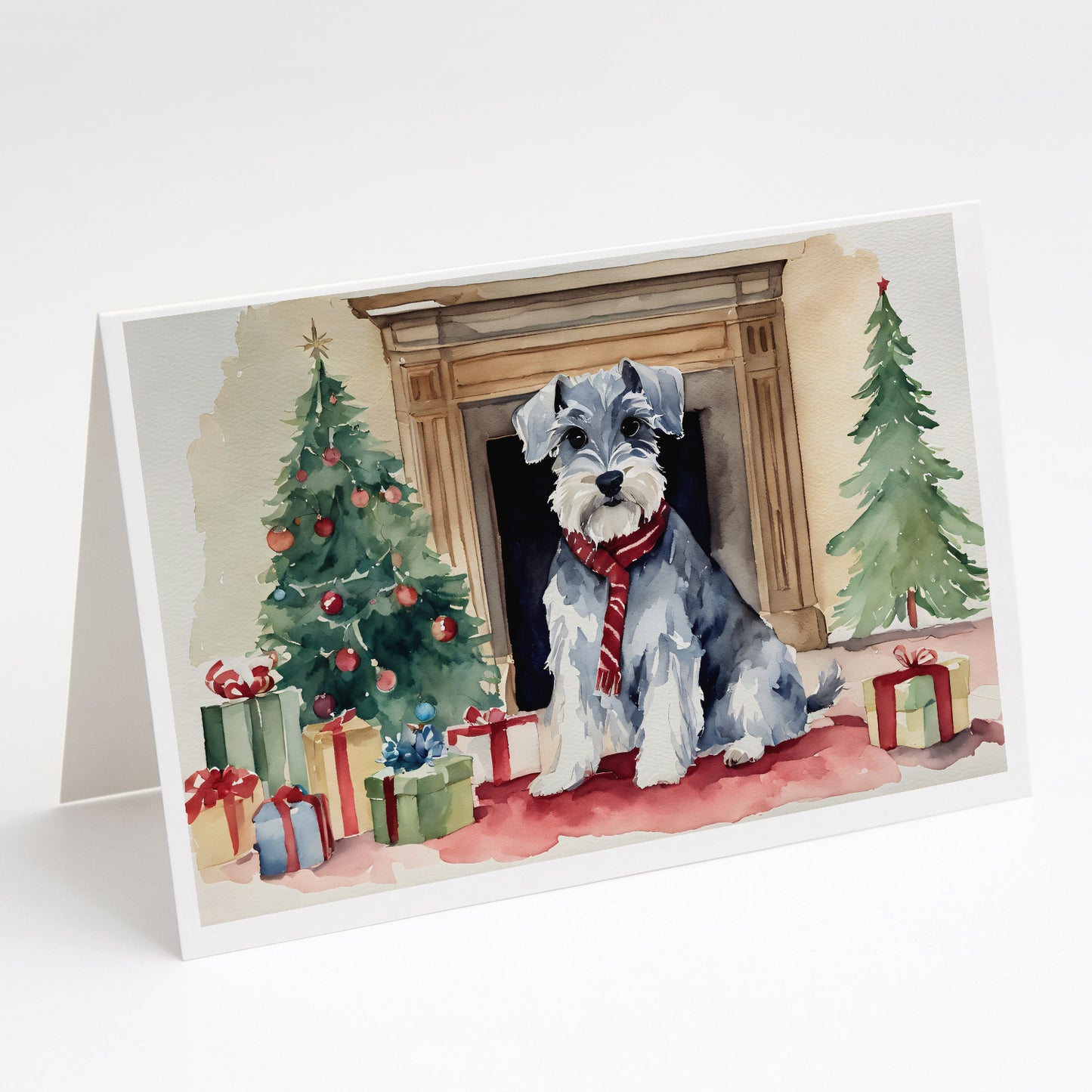 Buy this Schnauzer Christmas Greeting Cards Pack of 8