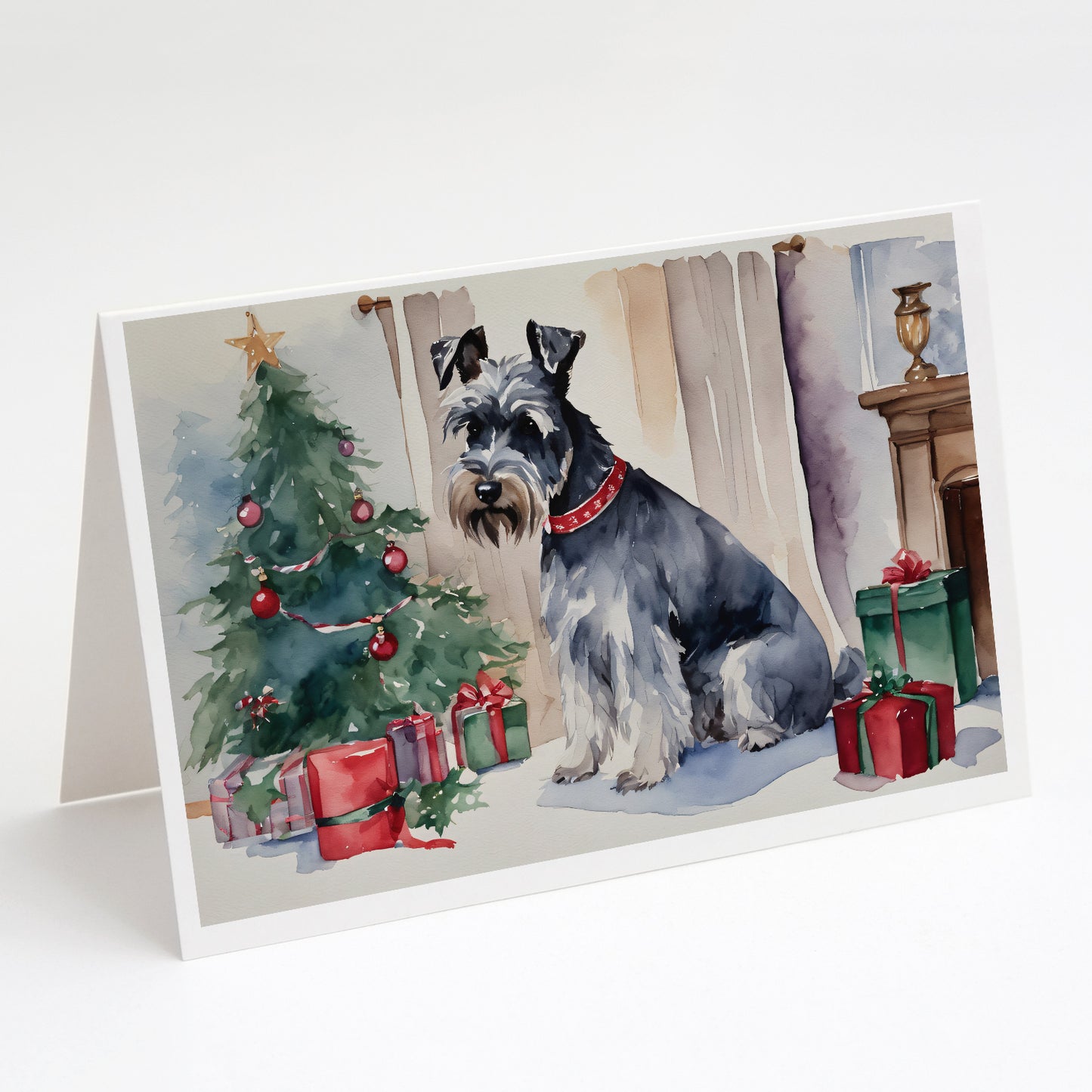 Buy this Schnauzer Christmas Greeting Cards Pack of 8