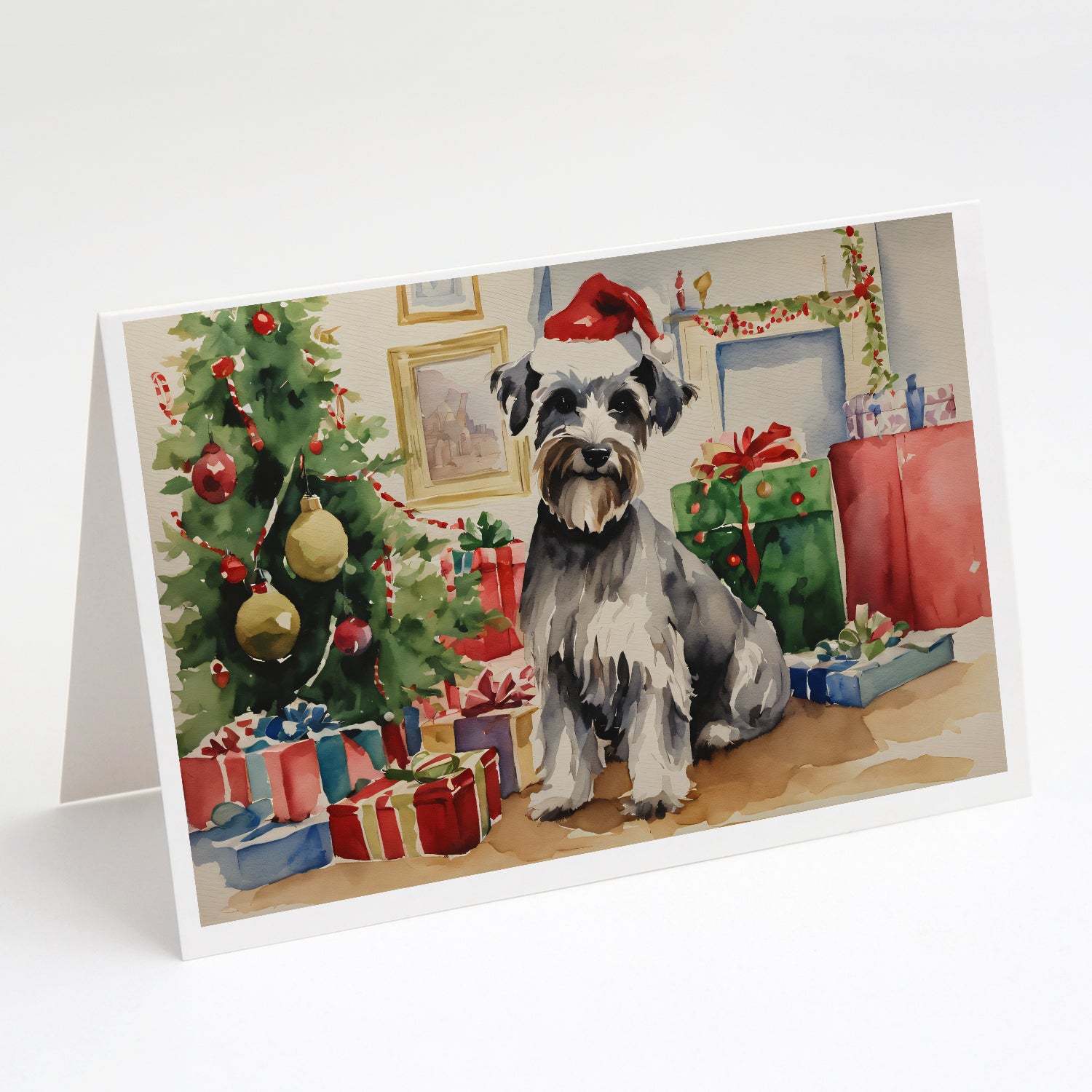 Buy this Schnauzer Christmas Greeting Cards Pack of 8