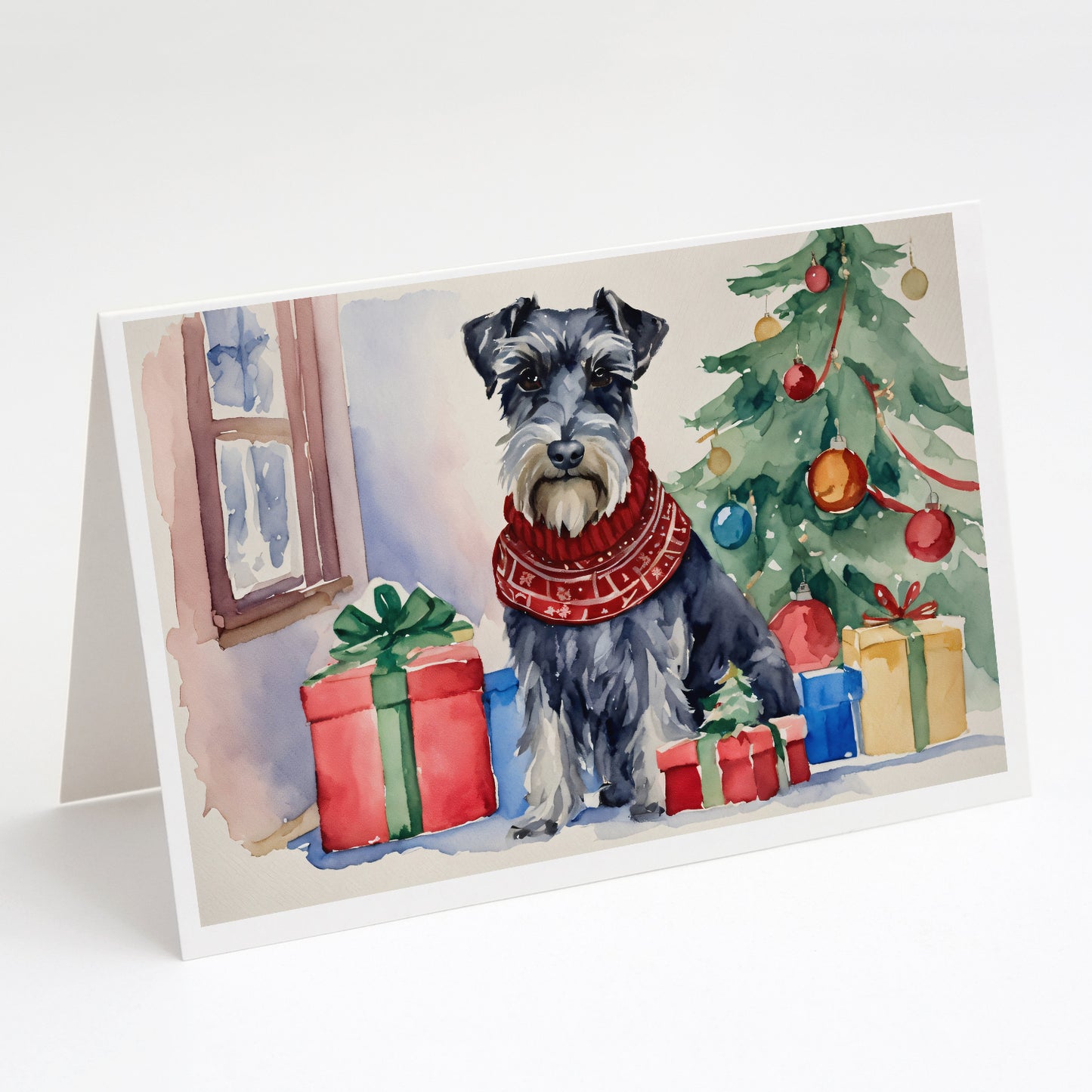 Buy this Schnauzer Christmas Greeting Cards Pack of 8