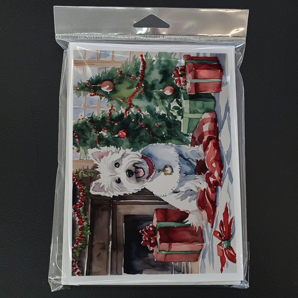 Westie Christmas Greeting Cards Pack of 8