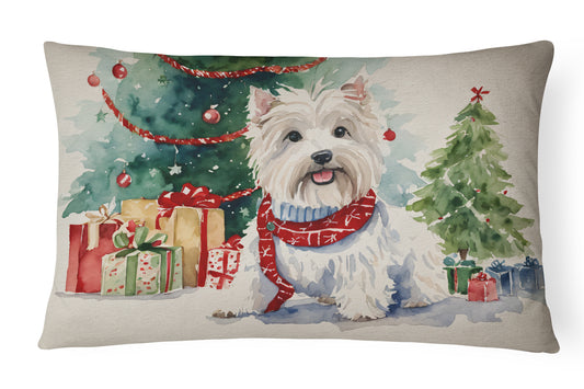 Buy this Westie Christmas Throw Pillow