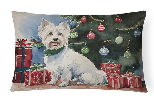 Buy this Westie Christmas Throw Pillow