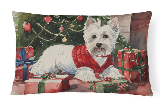 Buy this Westie Christmas Throw Pillow