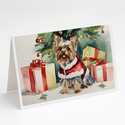 Buy this Yorkie Christmas Greeting Cards Pack of 8