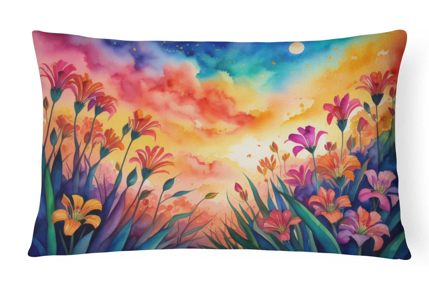 Buy this Alstroemerias in Color Throw Pillow