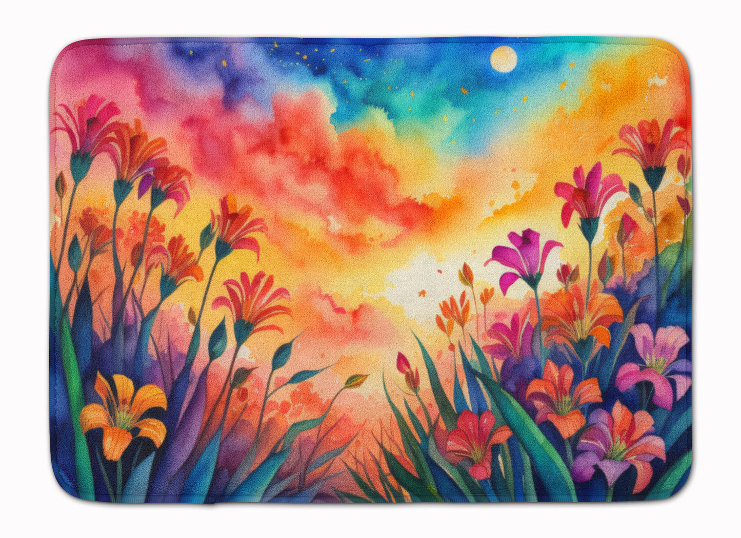 Buy this Alstroemerias in Color Memory Foam Kitchen Mat