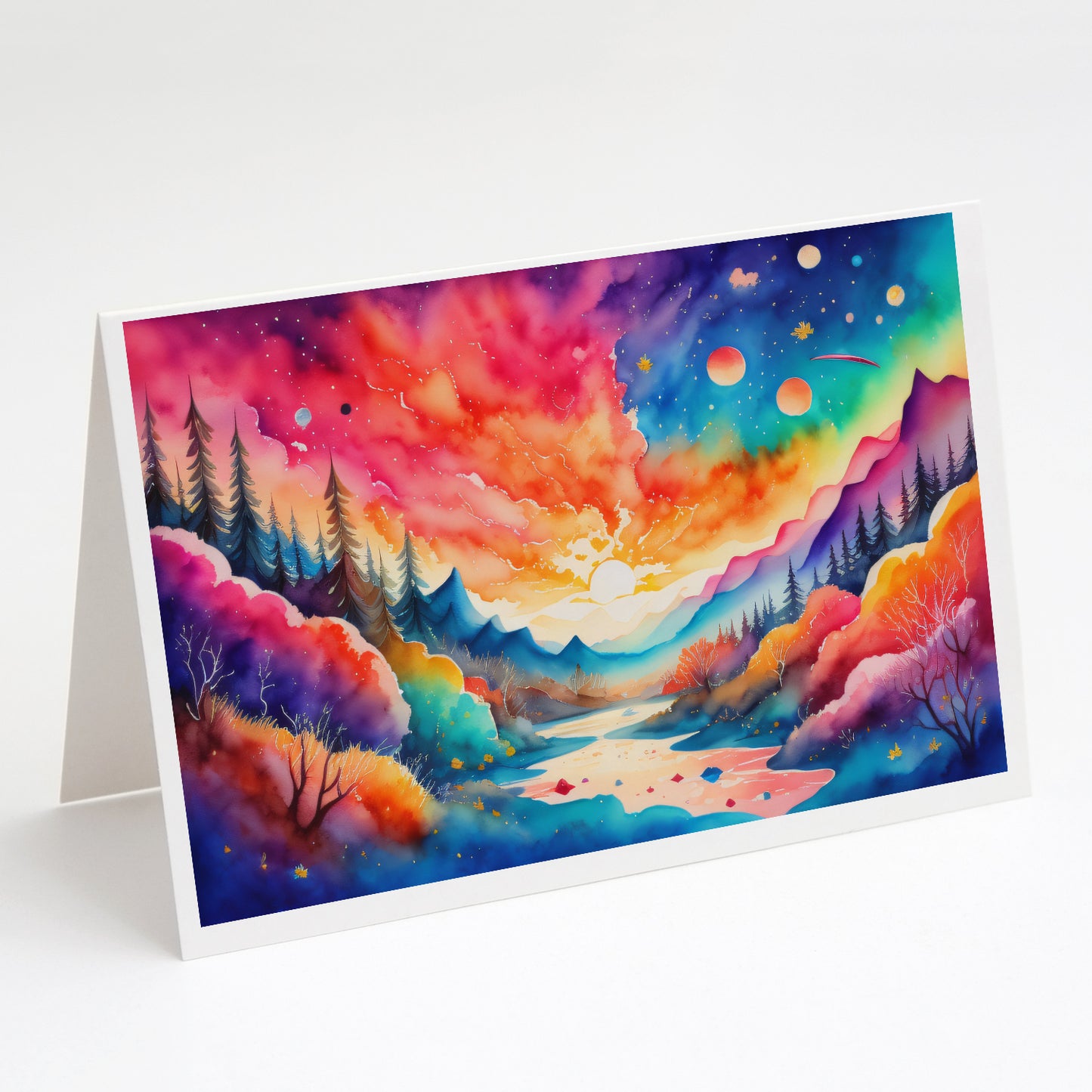 Buy this Amaranths in Color Greeting Cards Pack of 8