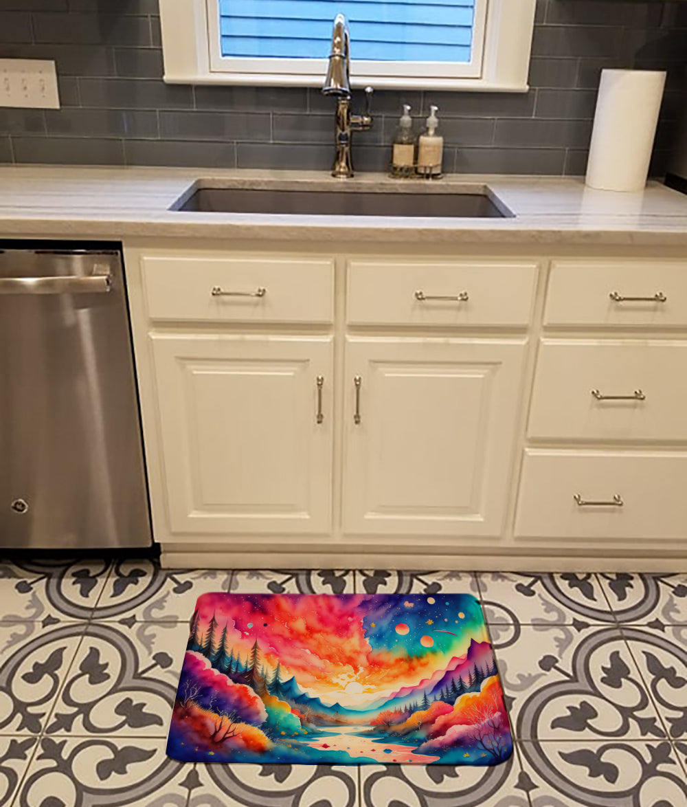 Amaranths in Color Memory Foam Kitchen Mat