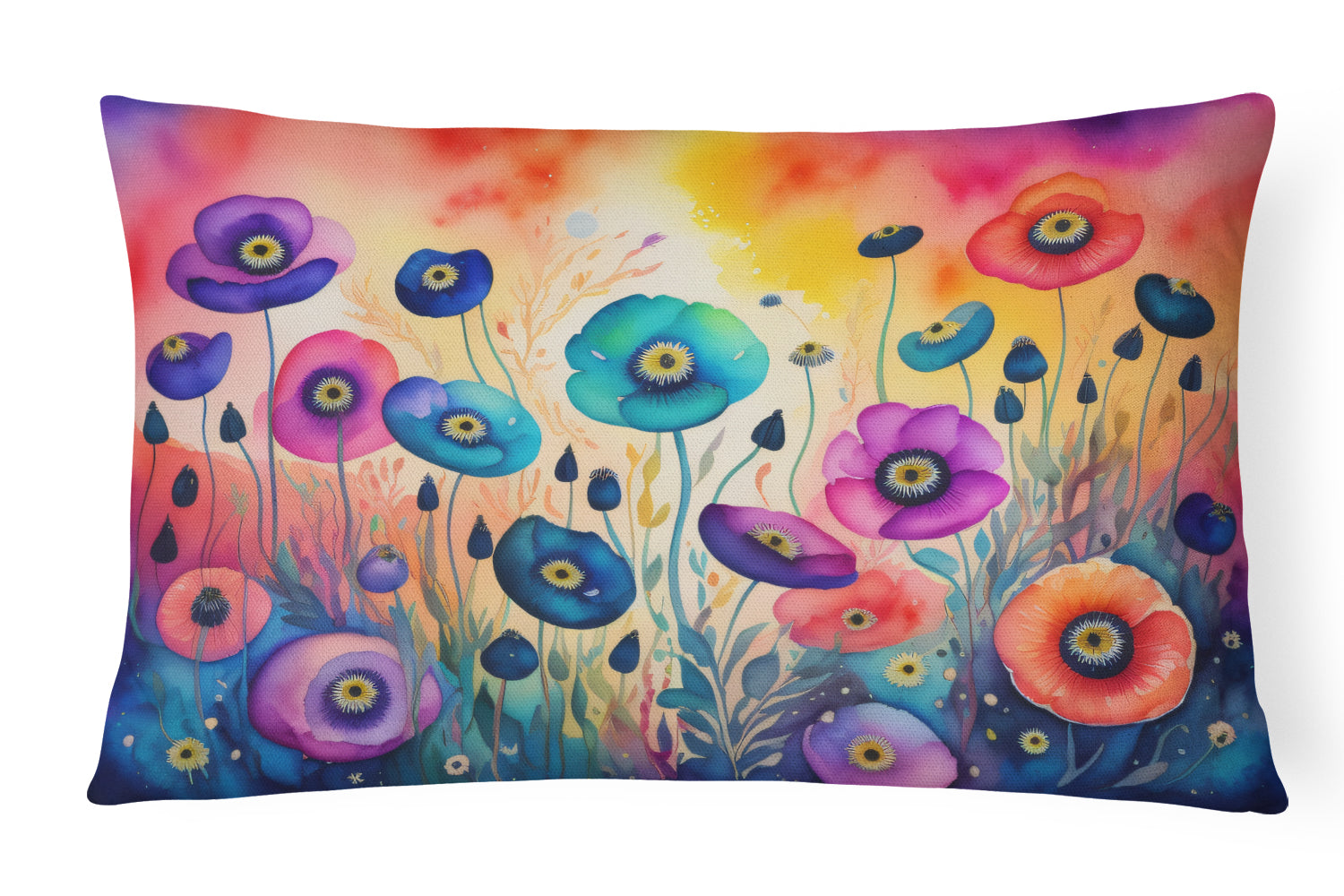 Buy this Anemones in Color Throw Pillow