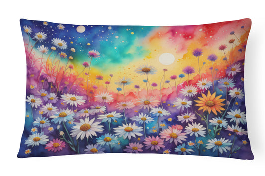 Buy this Asters in Color Throw Pillow