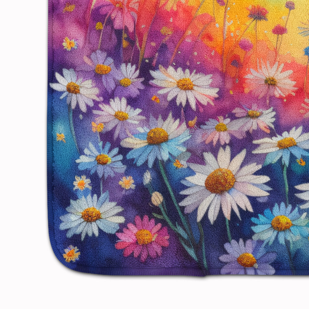 Asters in Color Memory Foam Kitchen Mat