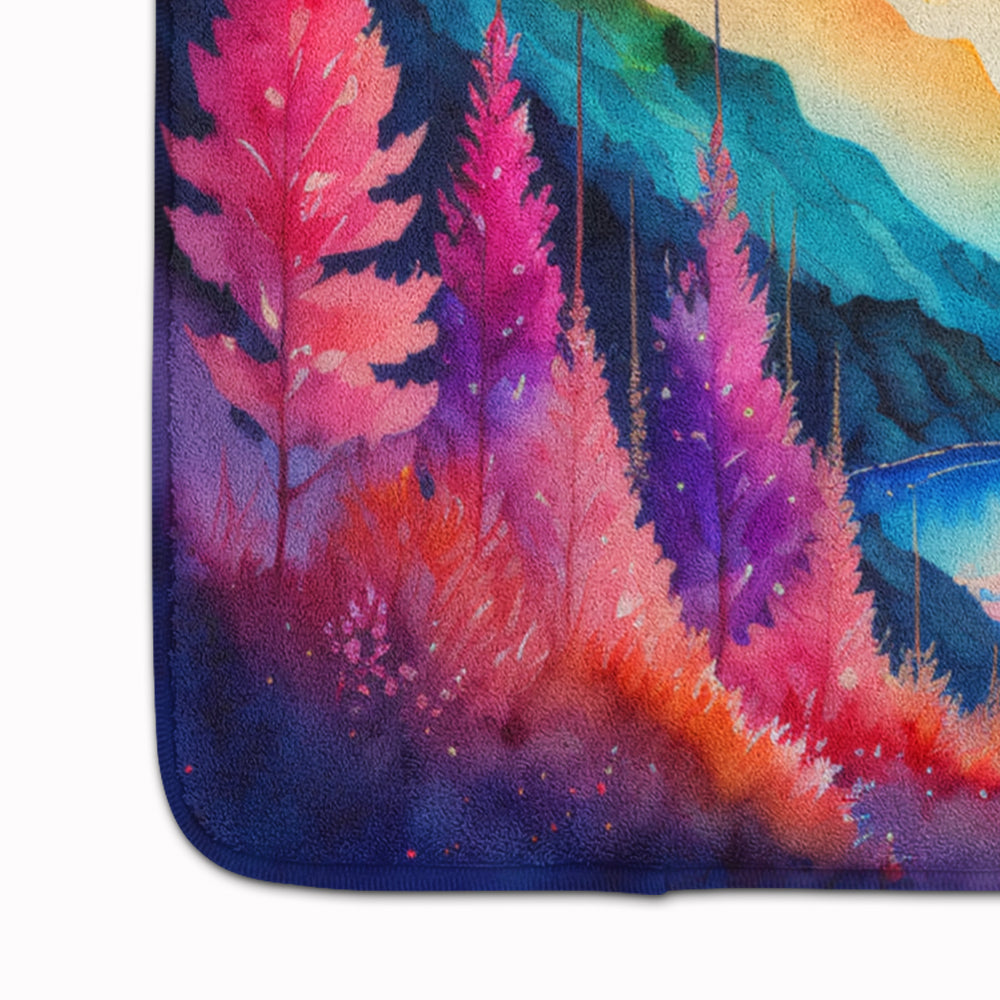 Astilbe in Color Memory Foam Kitchen Mat