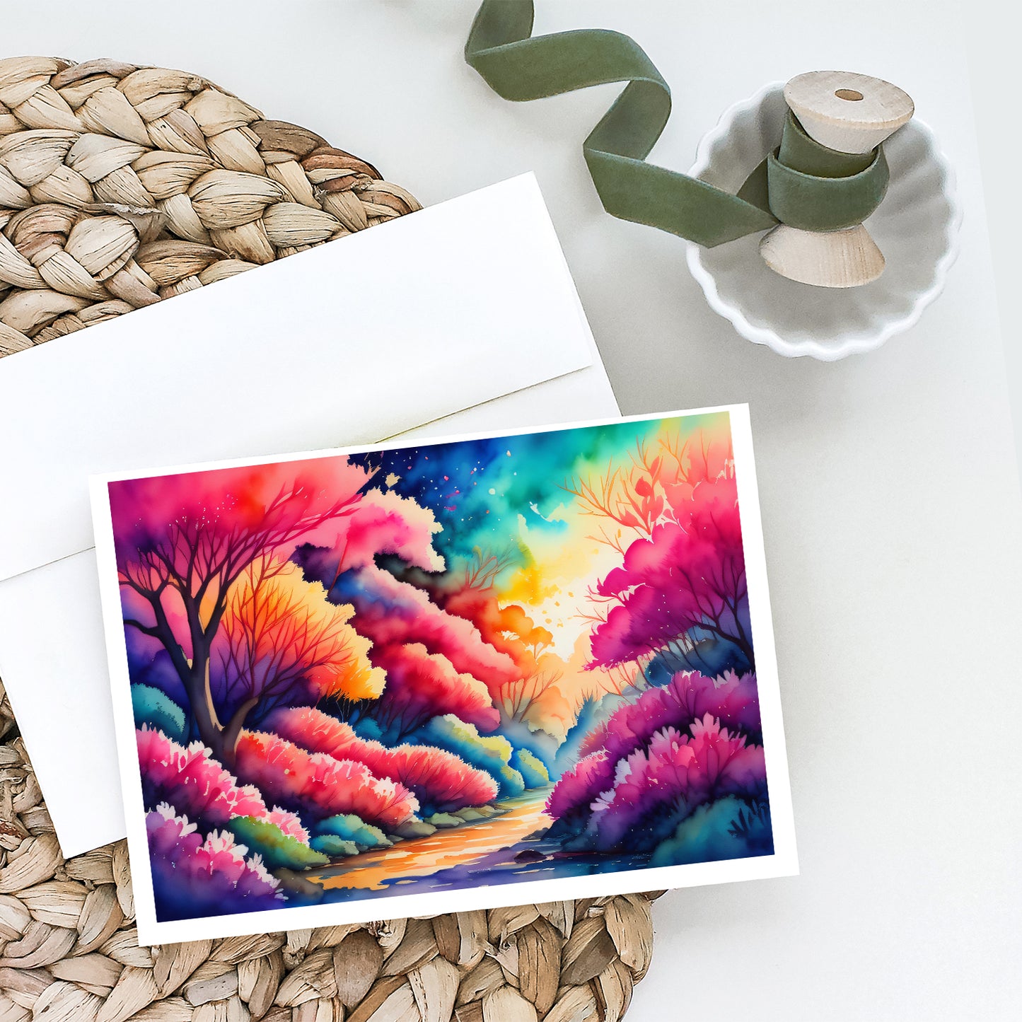 Azaleas in Color Greeting Cards Pack of 8