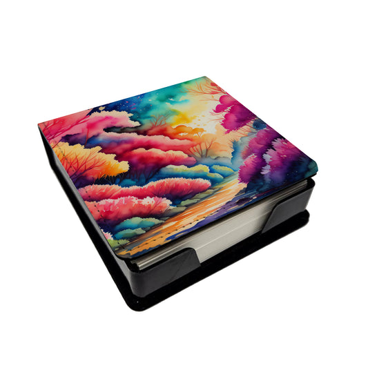 Buy this Azaleas in Color PU Leather Note Paper Holder