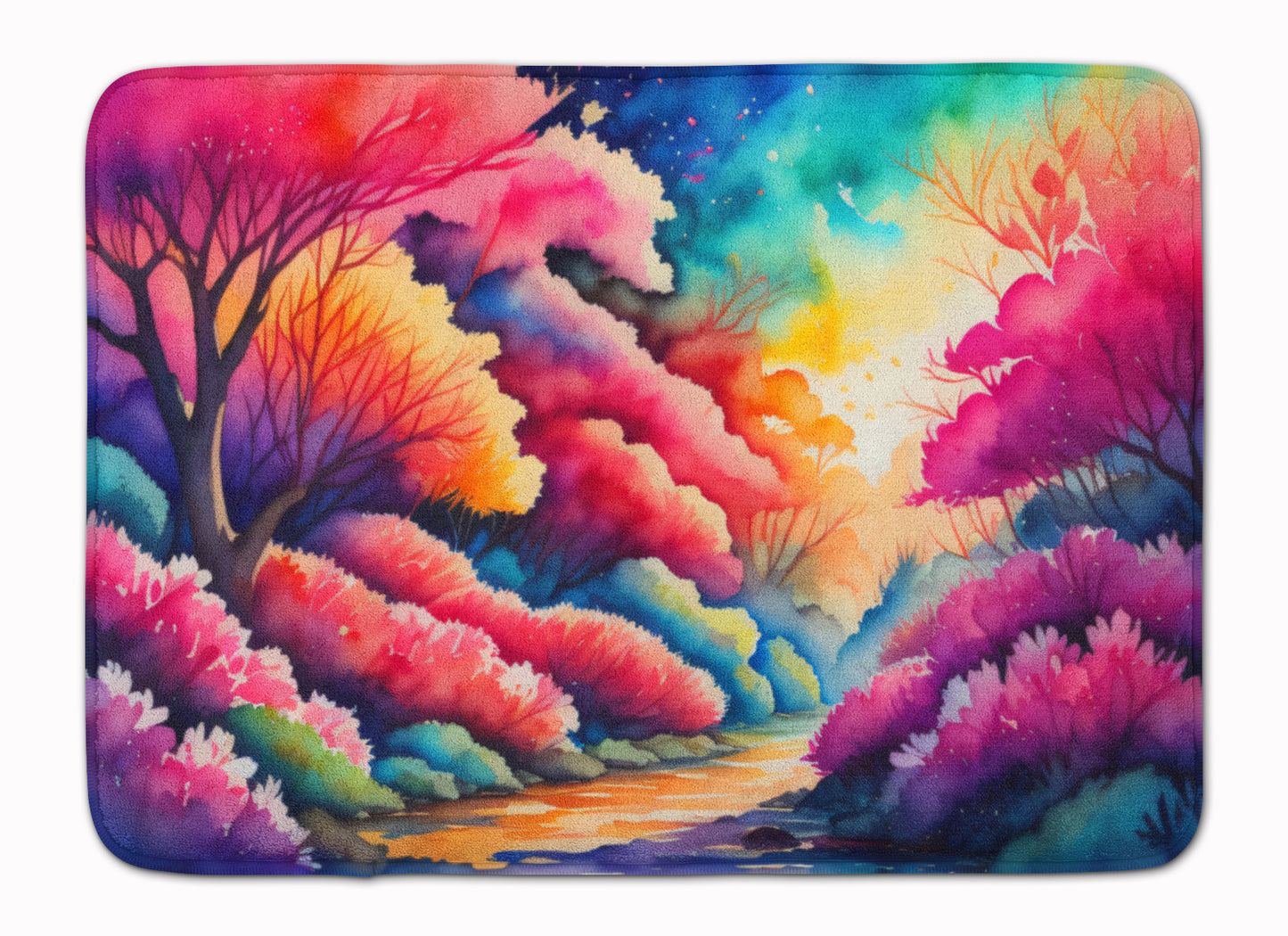 Buy this Azaleas in Color Memory Foam Kitchen Mat