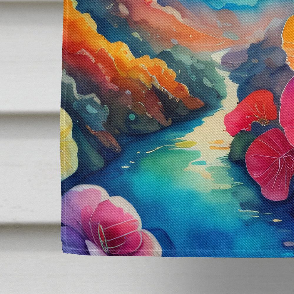 Begonias in Color House Flag