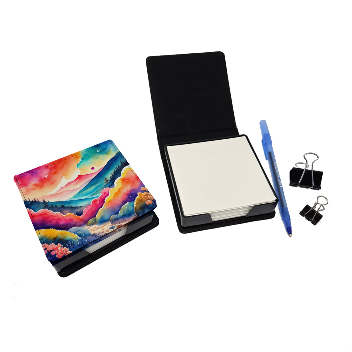 Brunia in Color PU Leather Note Paper Holder