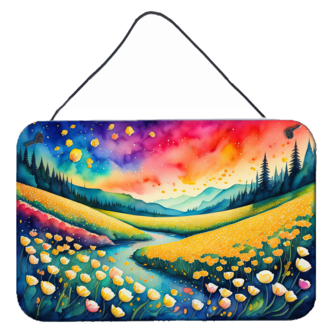 Buy this Buttercups in Color Wall or Door Hanging Prints