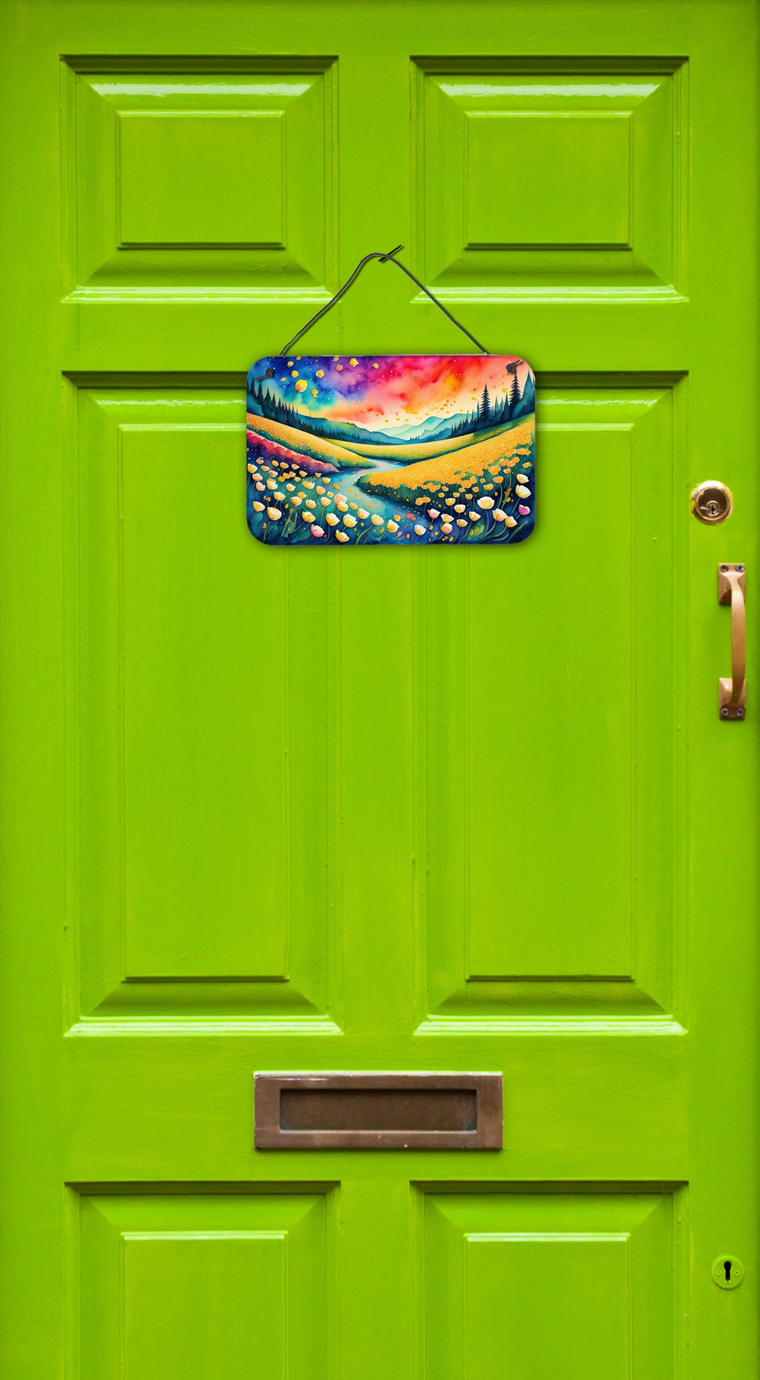 Buttercups in Color Wall or Door Hanging Prints
