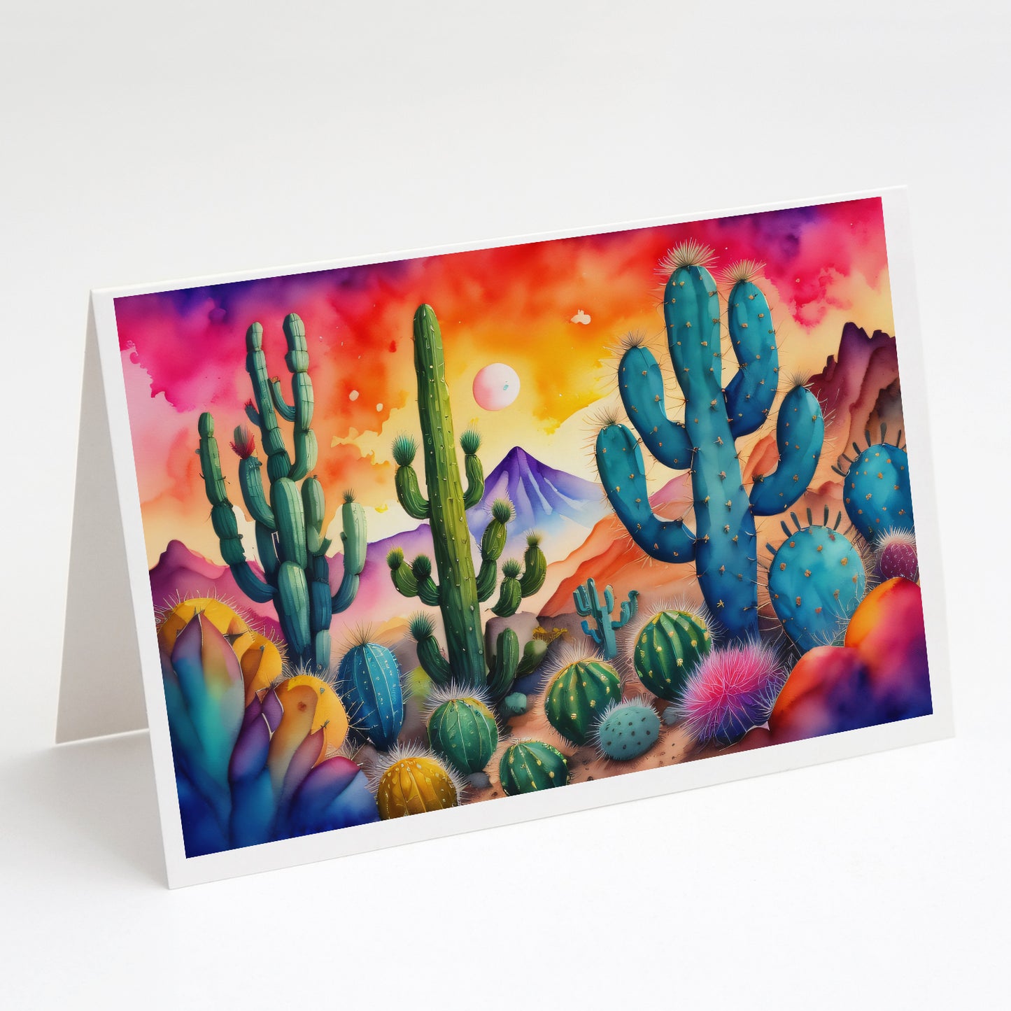 Buy this Cactus in Color Greeting Cards Pack of 8