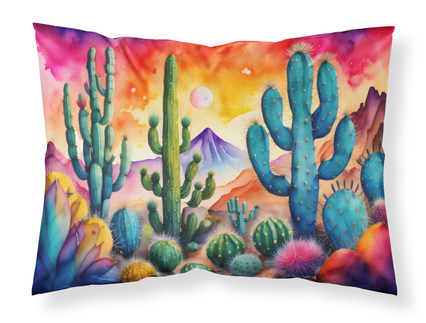 Buy this Cactus in Color Standard Pillowcase