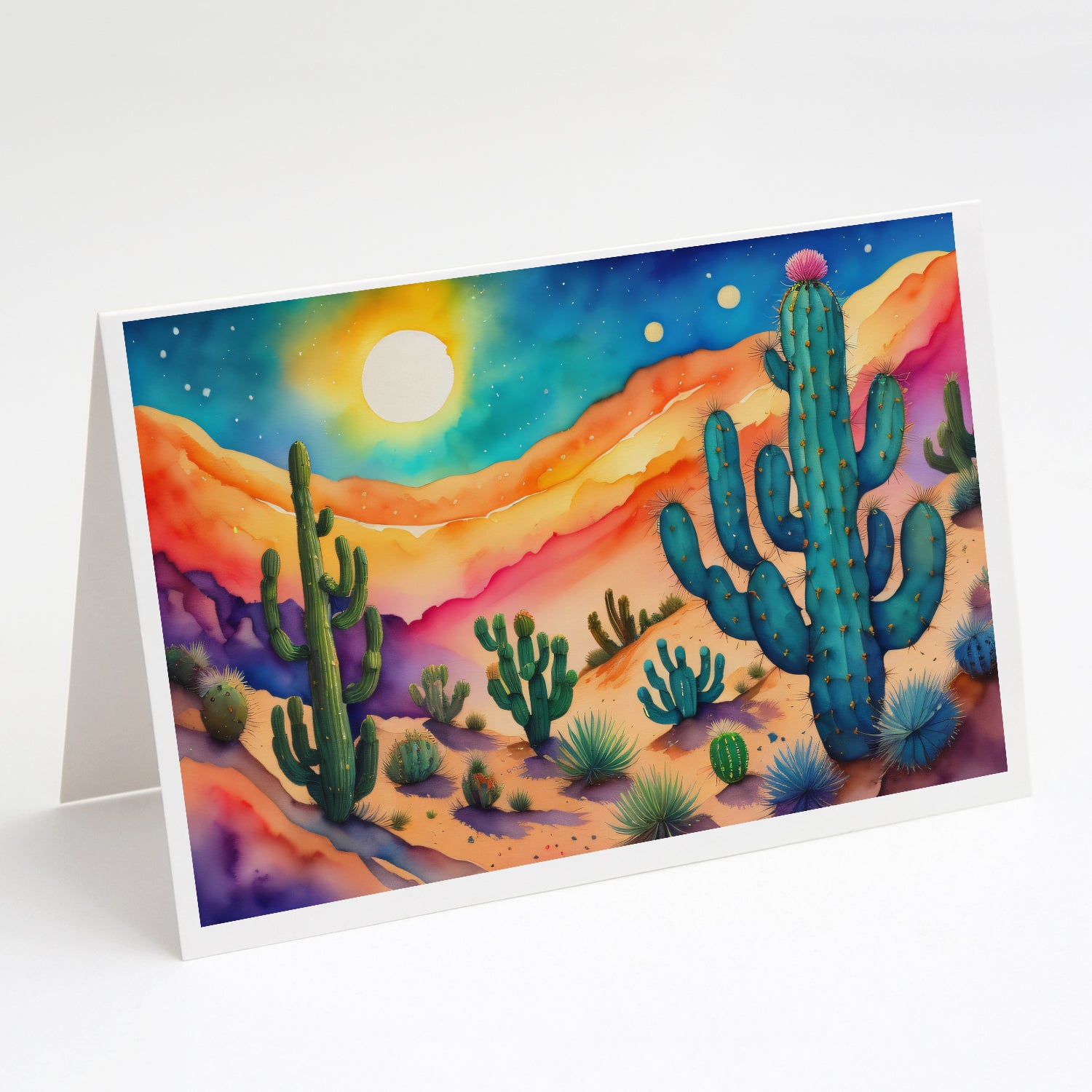 Buy this Cactus in Color Greeting Cards Pack of 8