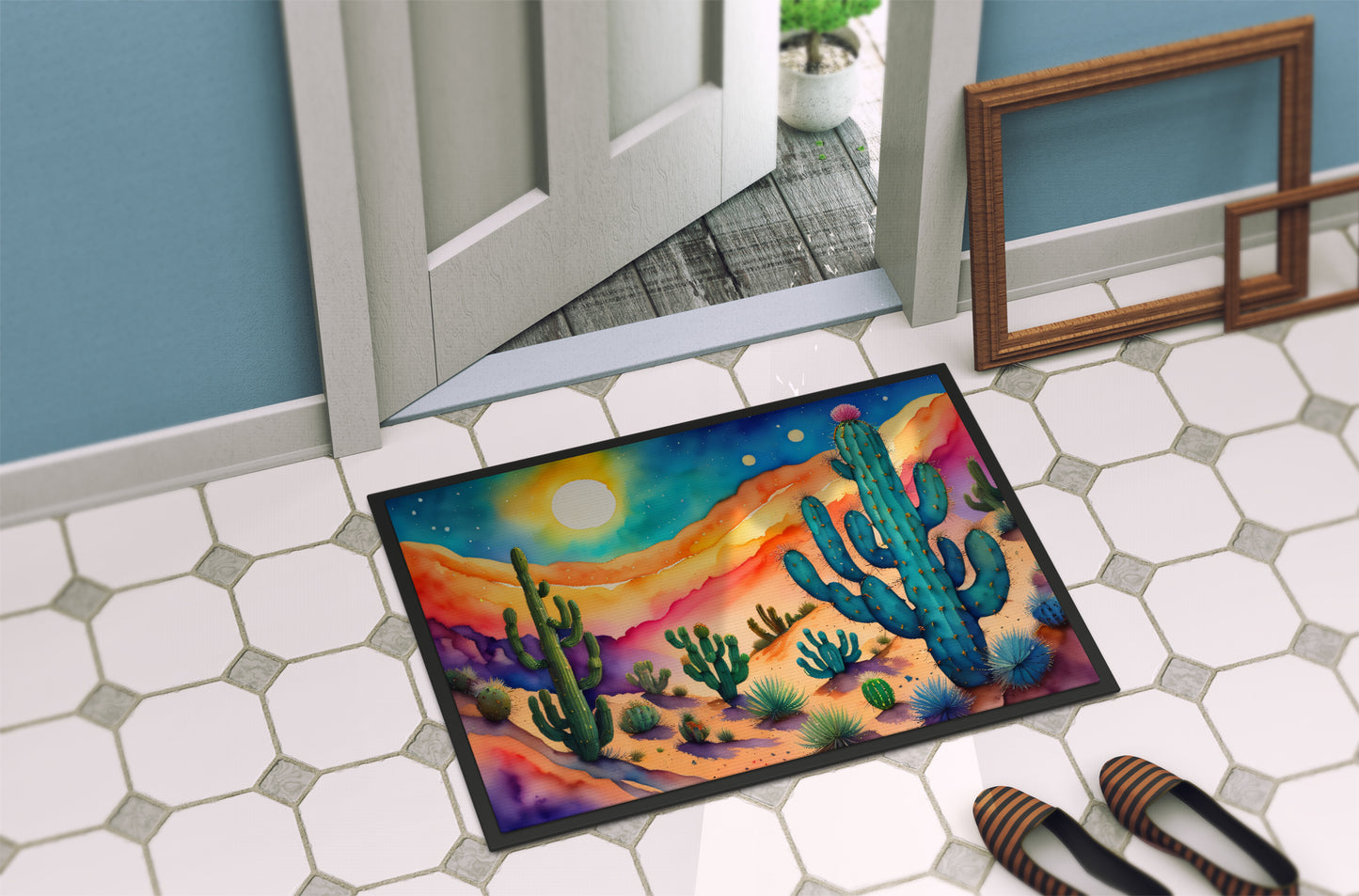 Cactus in Color Doormat