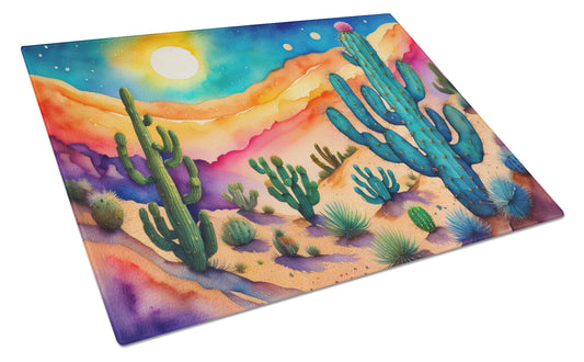 Buy this Cactus in Color Glass Cutting Board