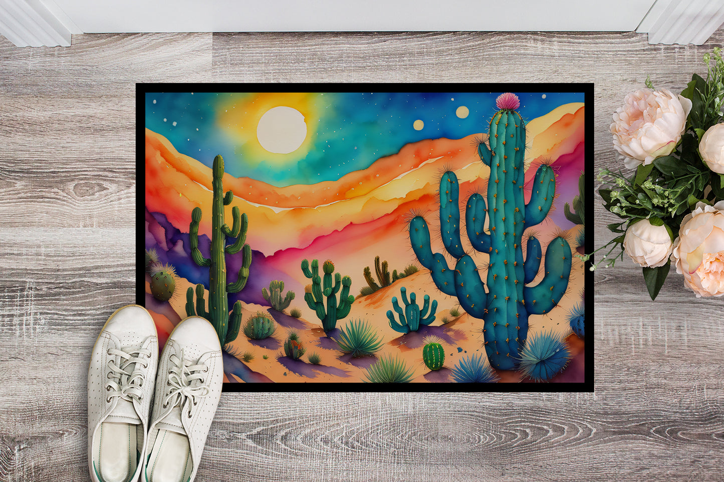 Cactus in Color Doormat