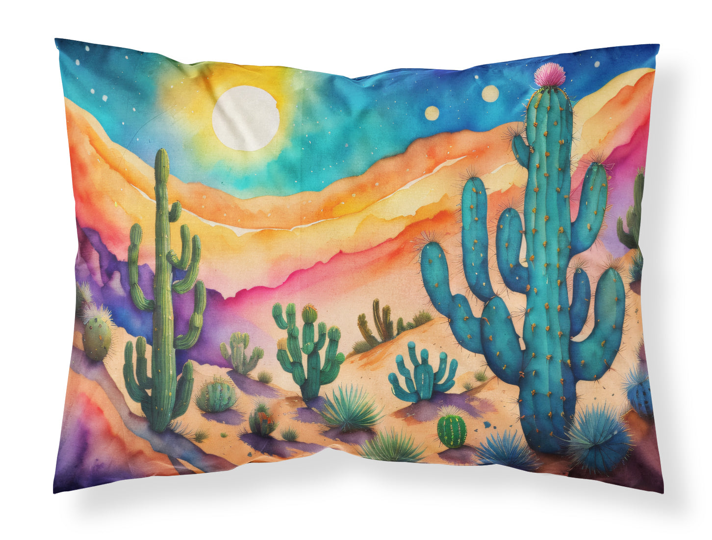 Buy this Cactus in Color Standard Pillowcase