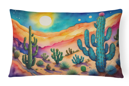 Buy this Cactus in Color Throw Pillow