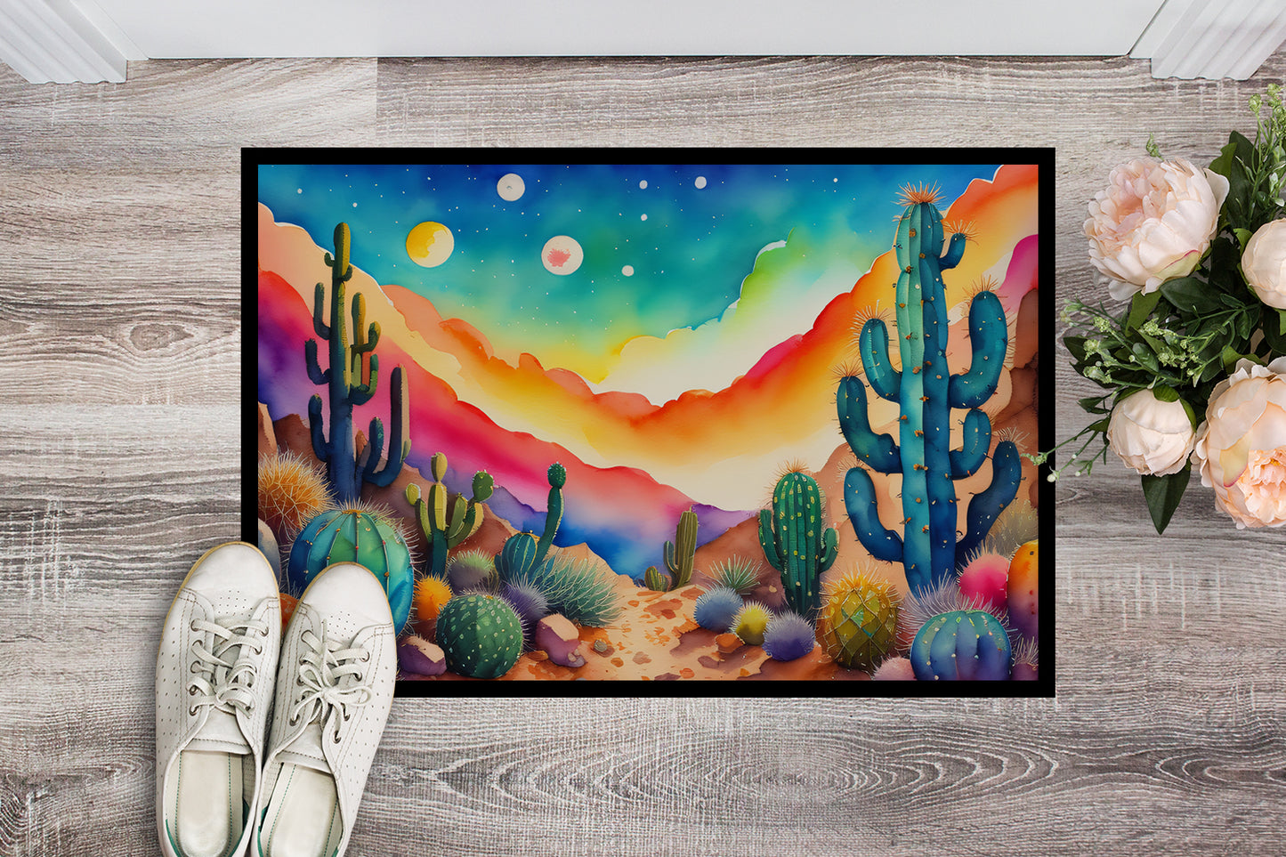 Cactus in Color Doormat