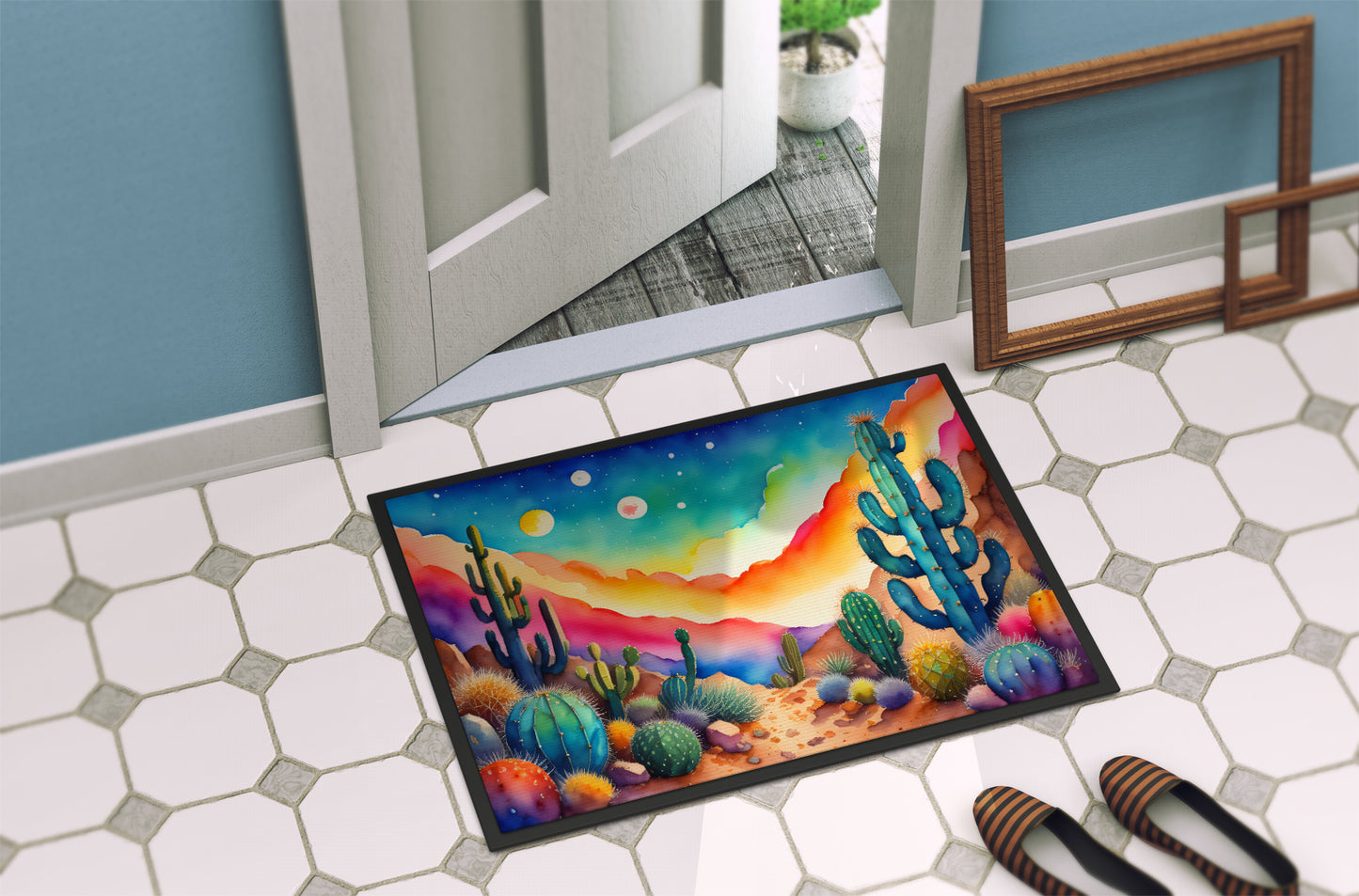 Cactus in Color Doormat