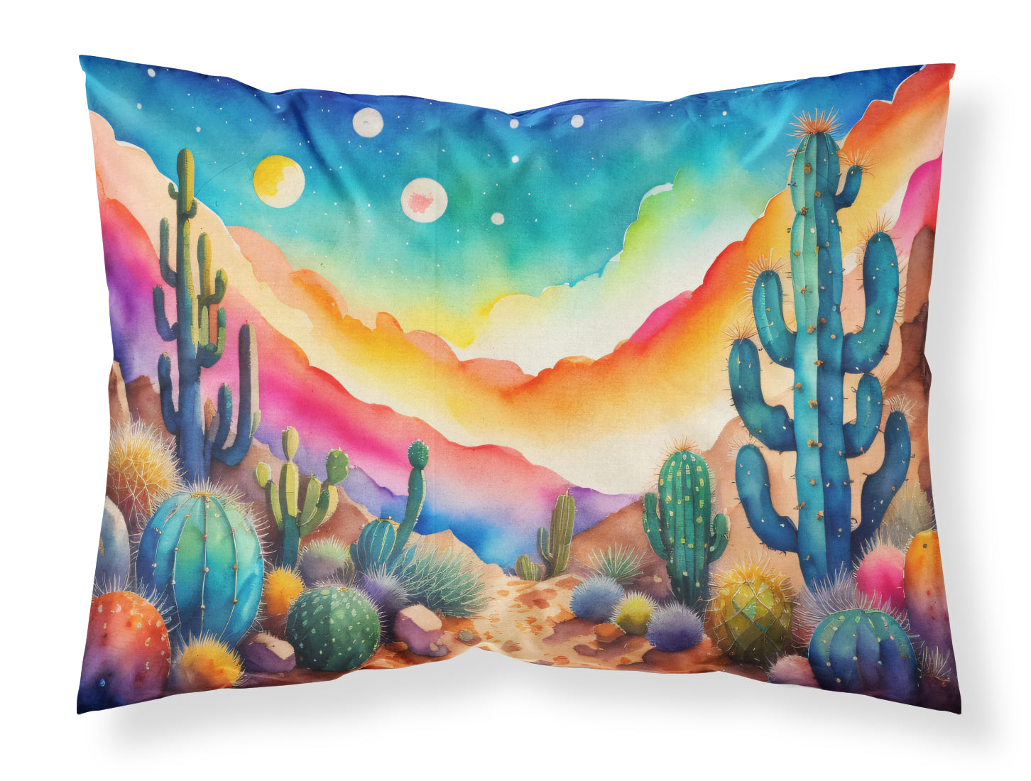 Buy this Cactus in Color Standard Pillowcase