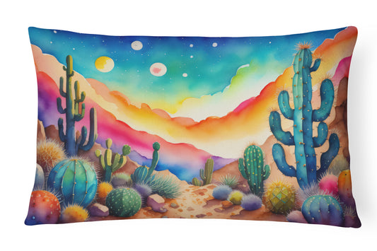 Buy this Cactus in Color Throw Pillow