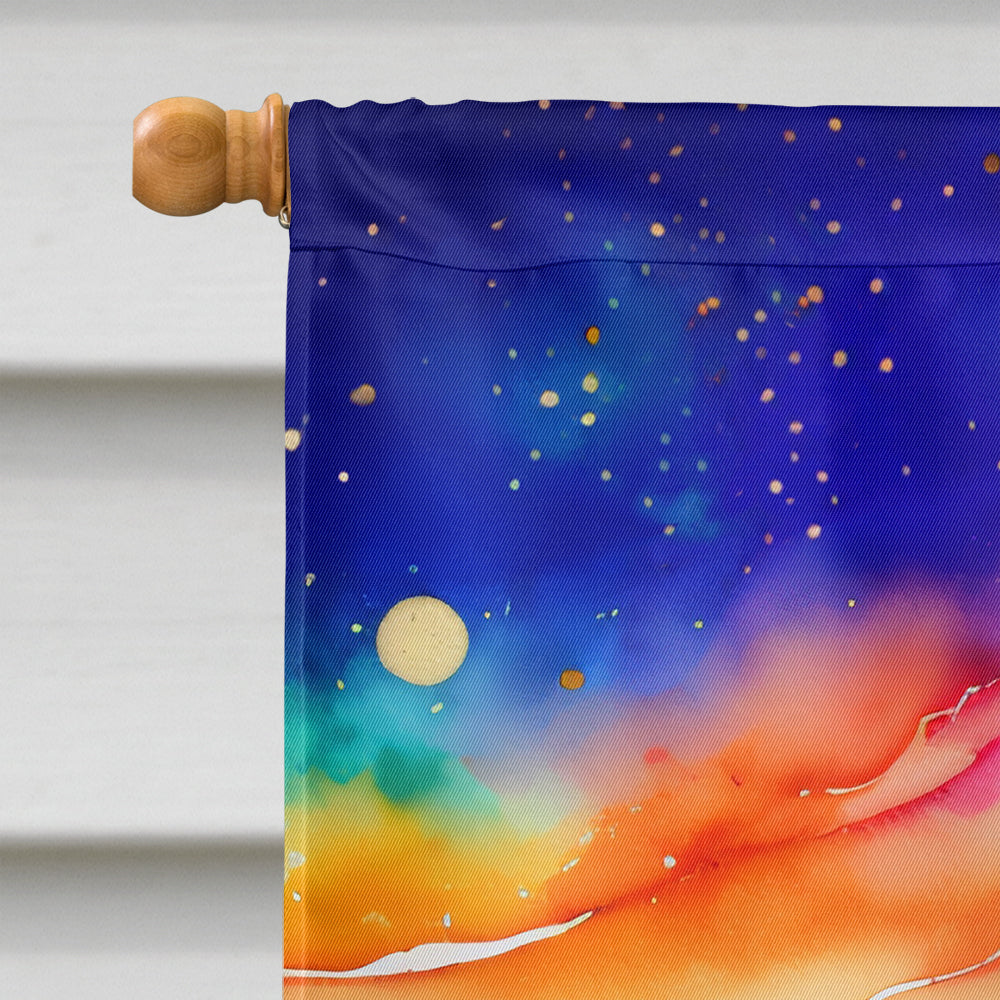 California Poppies in Color House Flag