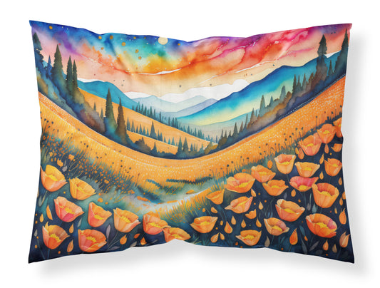 Buy this California Poppies in Color Standard Pillowcase