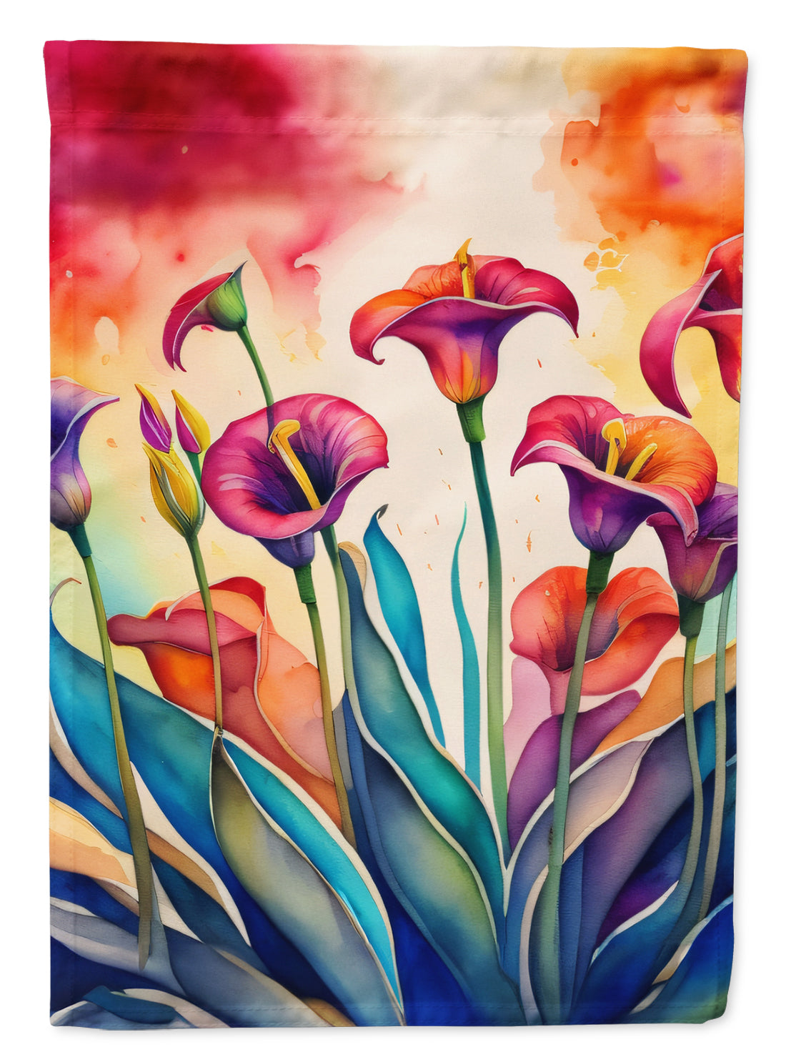 Buy this Calla Lilies in Color Garden Flag