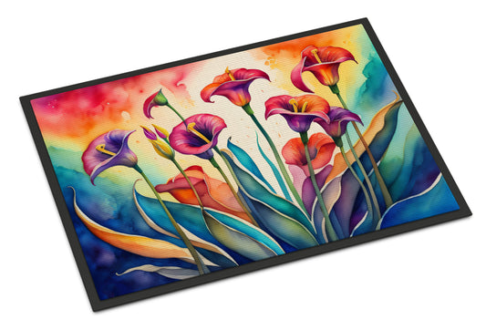 Buy this Calla Lilies in Color Doormat