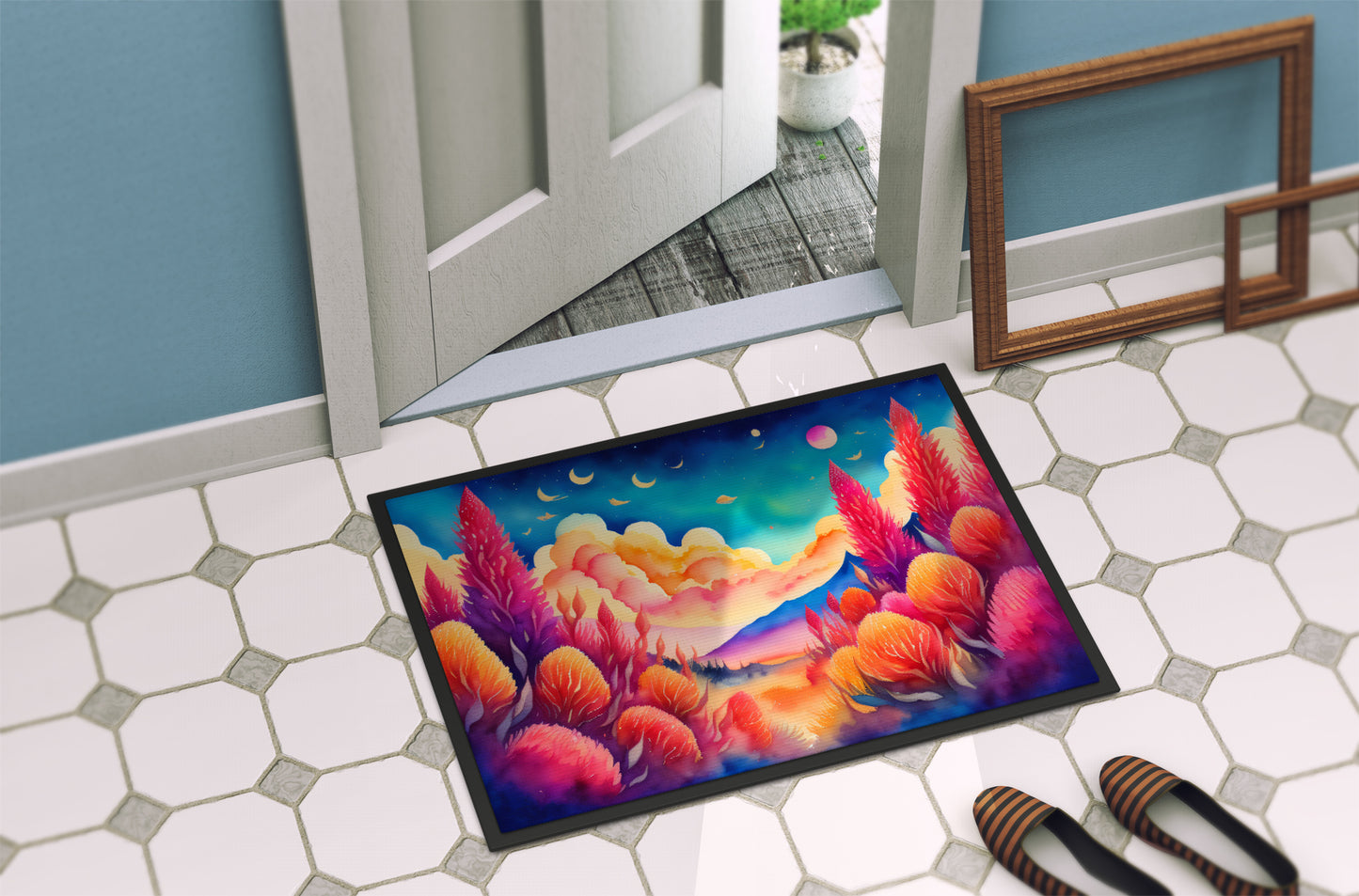 Celosia in Color Doormat