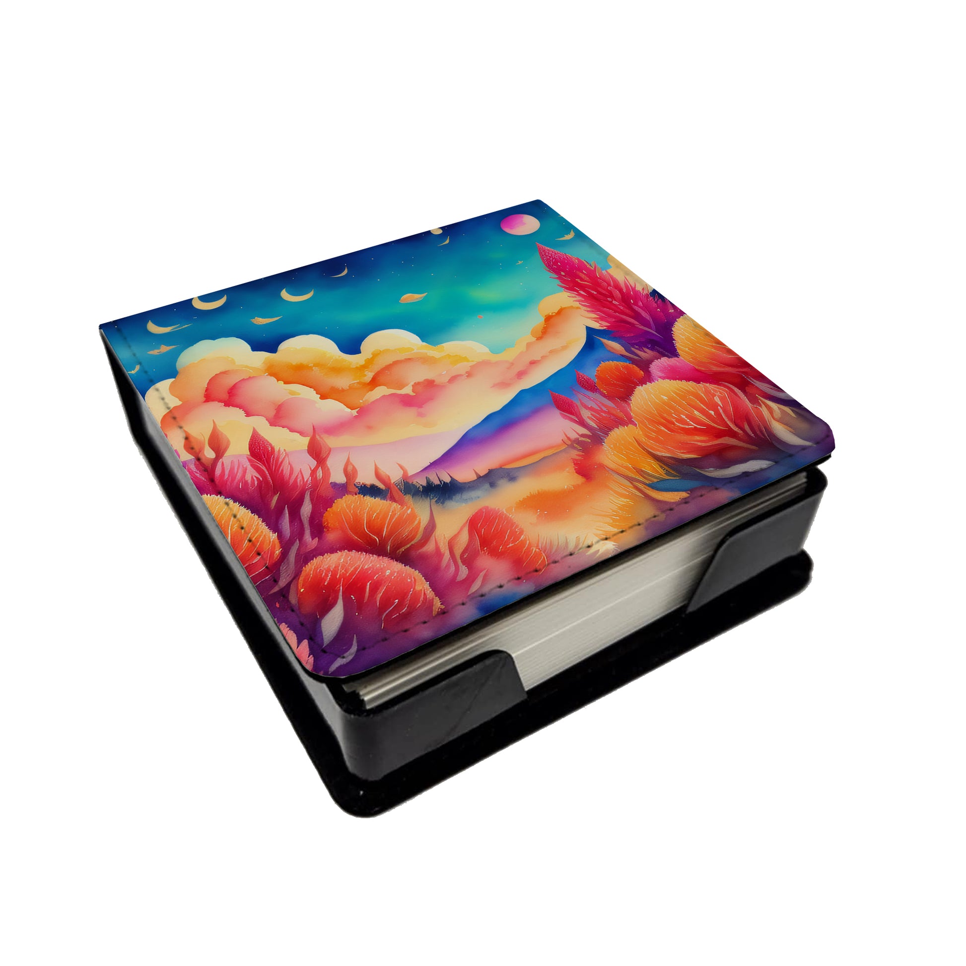 Buy this Celosia in Color PU Leather Note Paper Holder