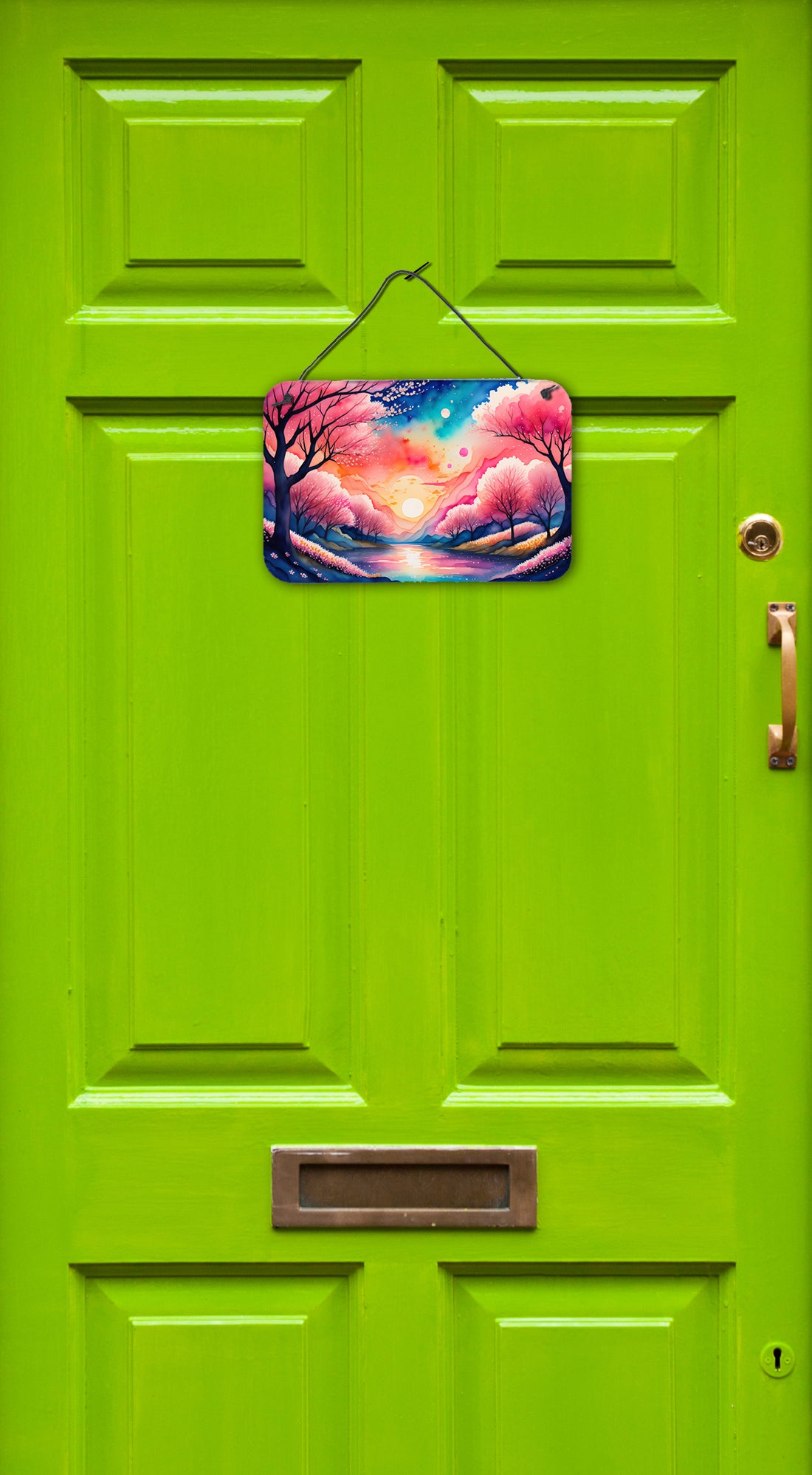 Cherry Blossom in Color Wall or Door Hanging Prints